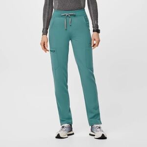 FIGS Hydrogreen High Waisted Yola Skinny Scrub Pant Size Small